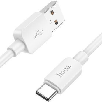 Hoco X96 Καλώδιο USB-A σε USB-C 100W Λευκό 1m (HC-X96TWH-100)