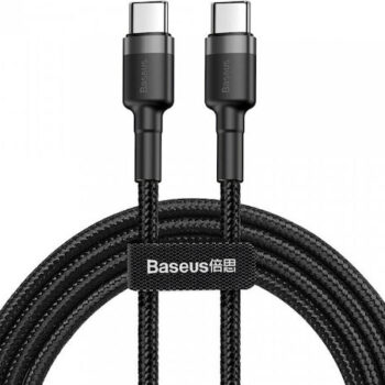 Baseus Cafule Καλώδιο USB-C σε USB-C PD 60W Μαύρο-Γκρι 2m